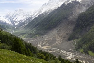 L'eau s'écoule normalement à Blatten, selon l'adjoint de la cheffe de l'Organe cantonal de conduite. (Image d'illustration)